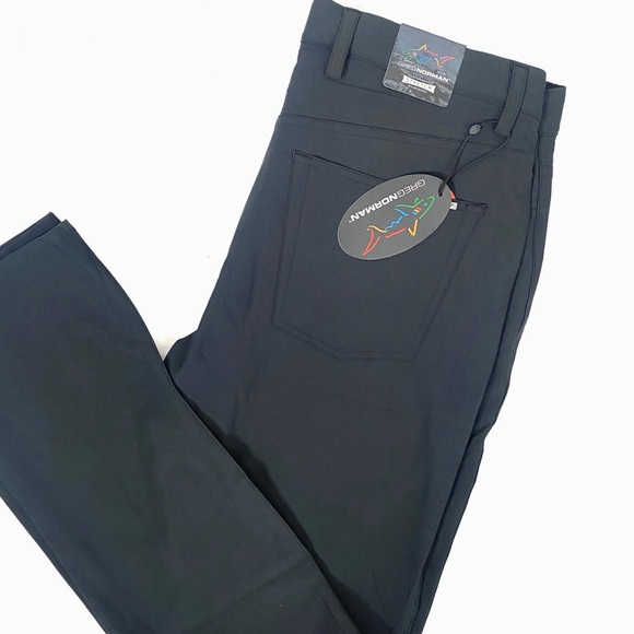 NEW Greg Norman 5-Pocket Black Golf Pants | 32 - Picture 2 of 10